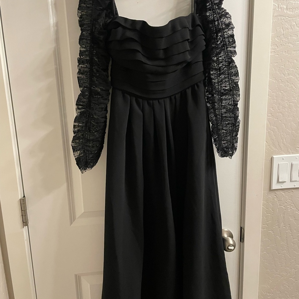 Self-Portrait Elegant Black Dress